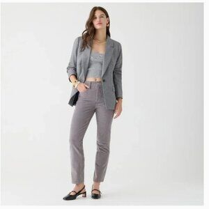 J. Crew Light Grey City Fit Straight Leg Corduroy Pants - Size 33